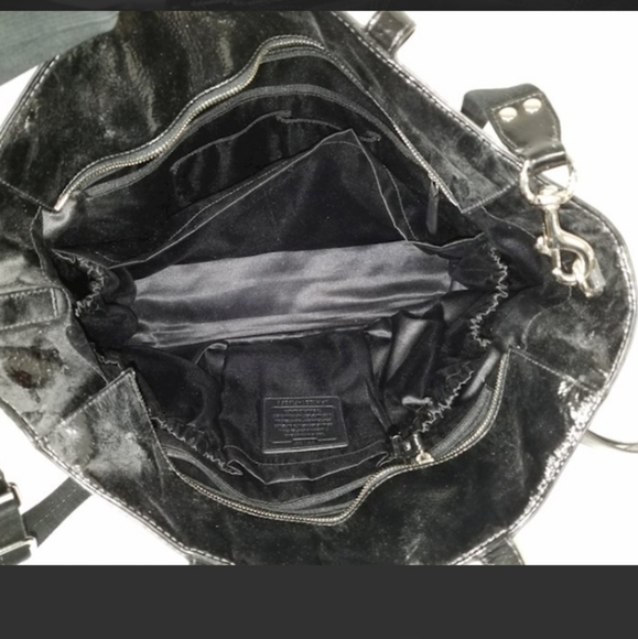 Coach Patent Leather Weekender, Signature C Diaper or Travel Bag - Picture 7 of 17